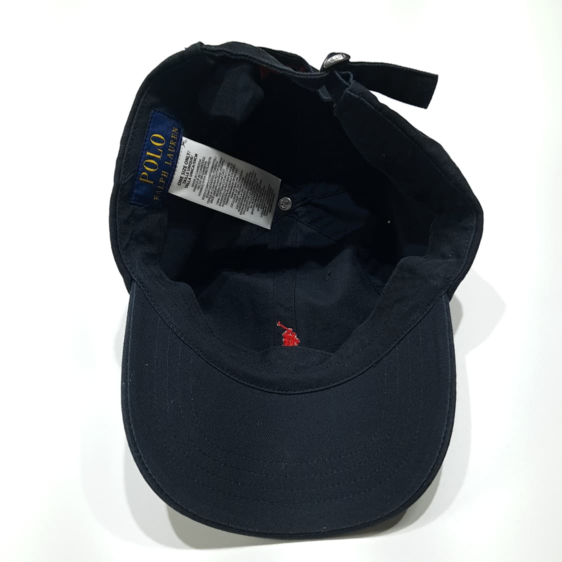 CL838 폴로 레드포니 블랙 볼캡 모자 상품이미지7