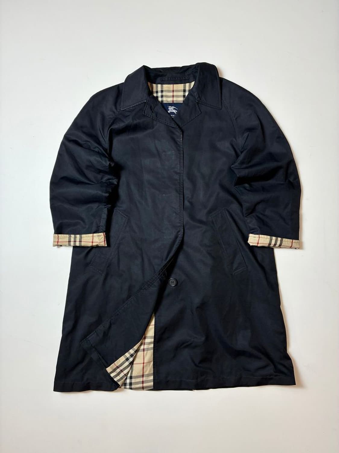 버버리 90s 오리지널 노바 체크 트렌치 코트 PN8944 상품이미지1