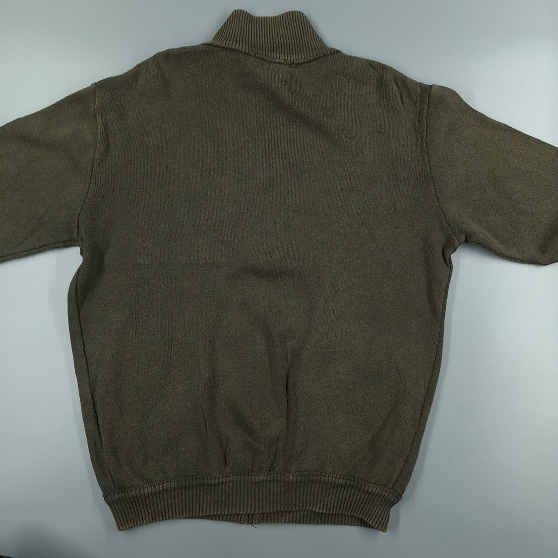 빈티지 카키 멀티포켓 올드스쿨 스트릿 하이넥 니트집업 XL 상품이미지10