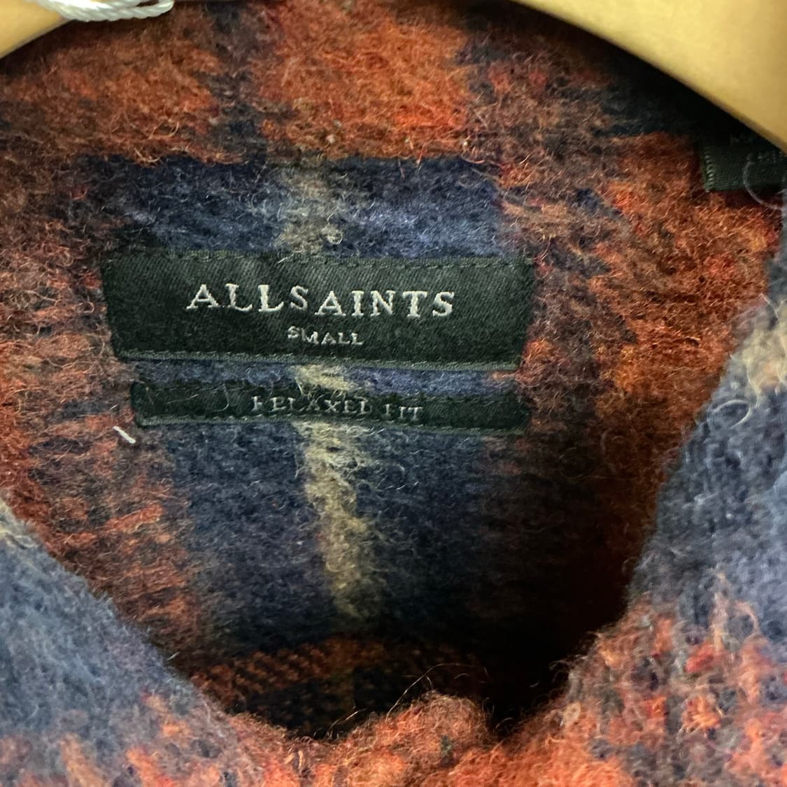 올세인츠 울 릴랙스드 핏 셔츠 상품이미지2