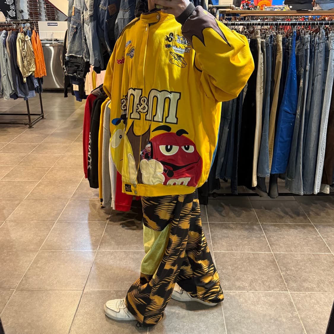 [NO.9] M&M's 코튼 레이싱 자켓 상품이미지3