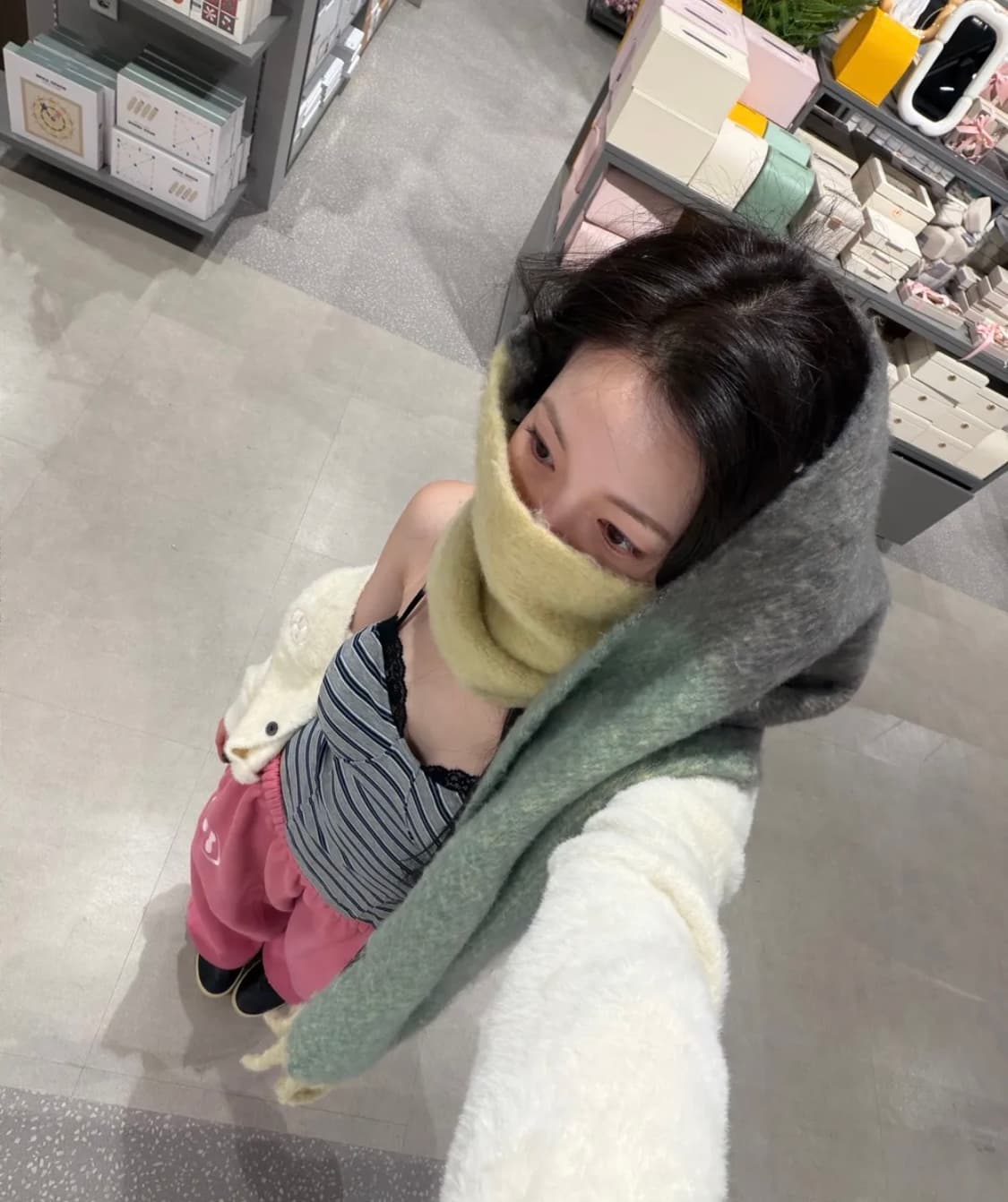 미스테리어스호텔 코르셋나시 그레이 상품이미지1