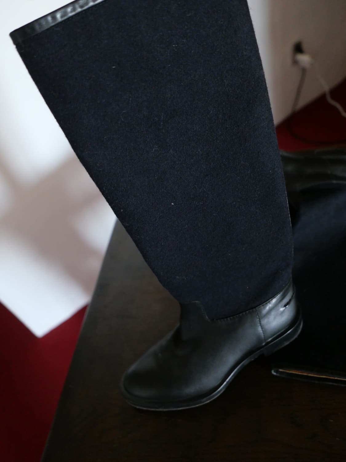 Véronique Branquinho Wool & Leather Boot 상품이미지1