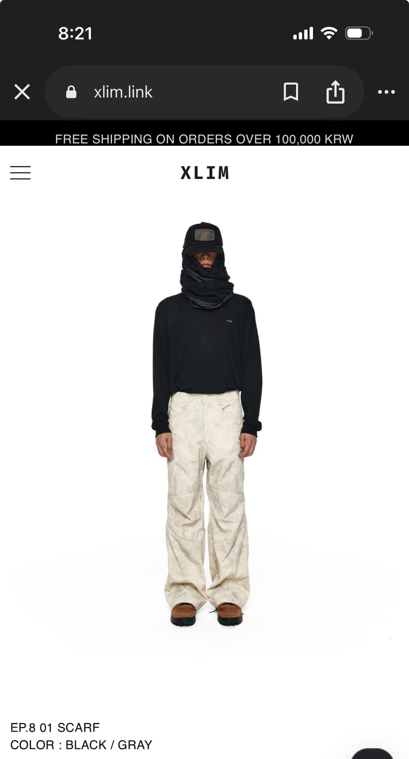 Xlim ep.8 01 scarf 상품이미지1