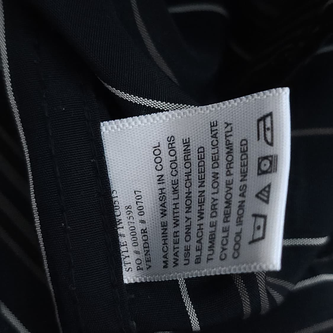 (L)haggar 남자 스트라이프 반팔 셔츠 브라운 갈색 남방 상품이미지10