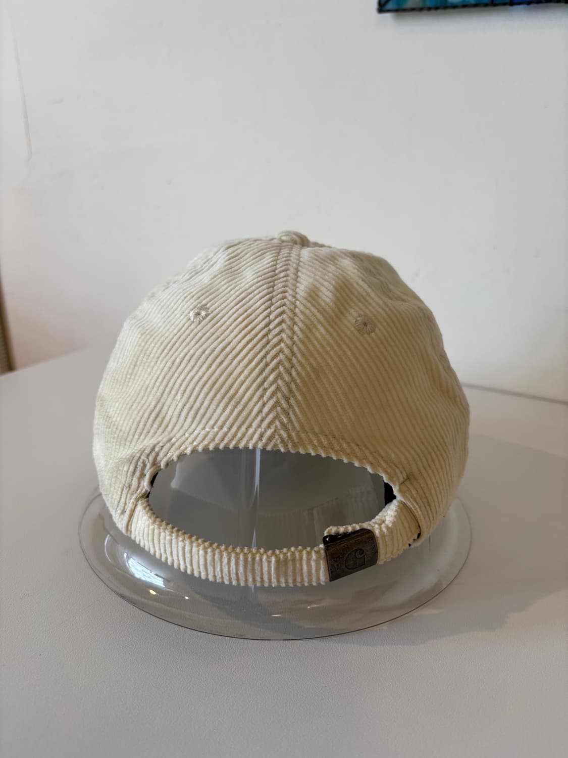 칼하트 코듀로이 볼캡 아이보리 상품이미지6