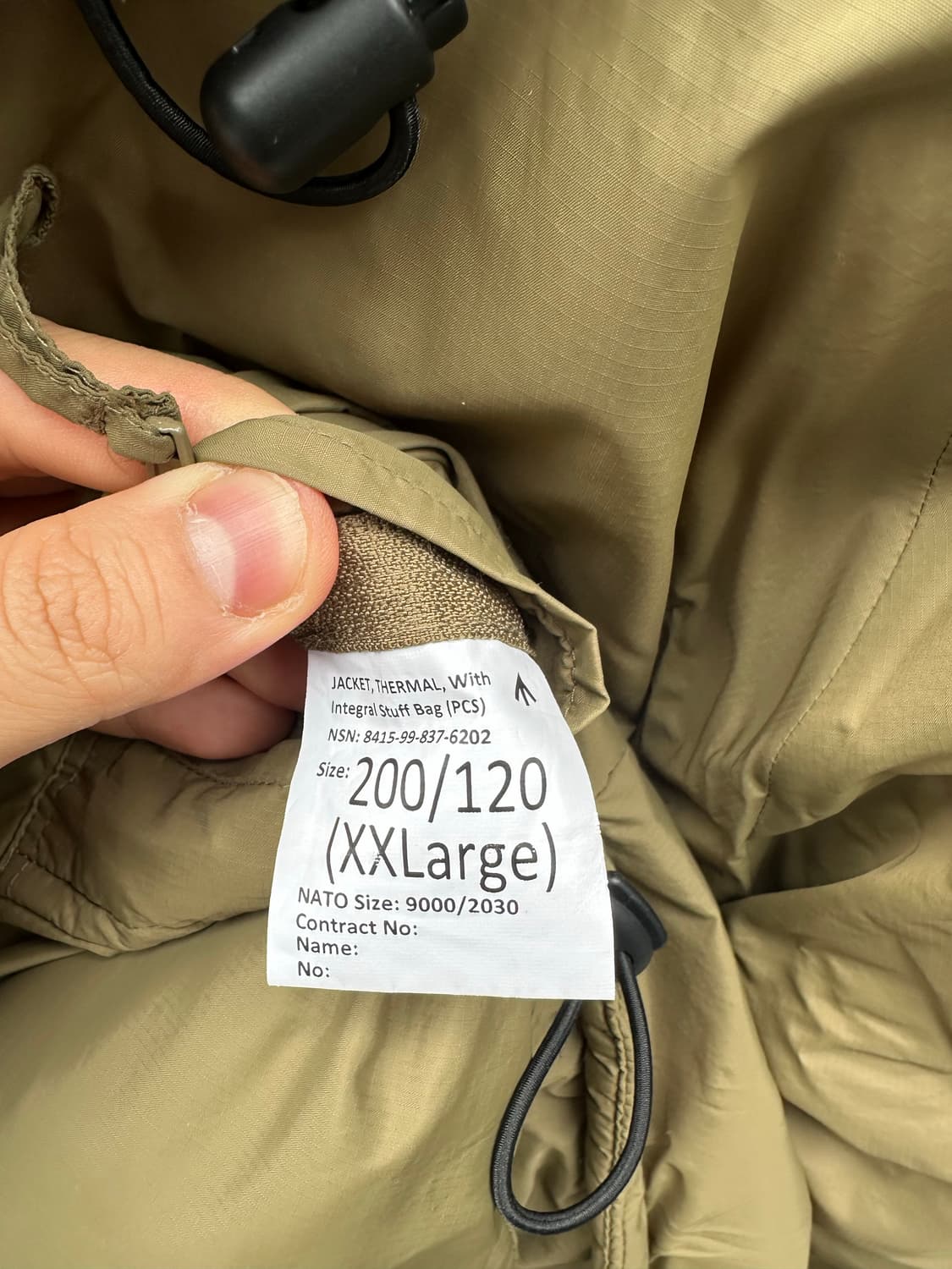 빈티지 영국군 PCS 프리마로프트 자켓  상품이미지5