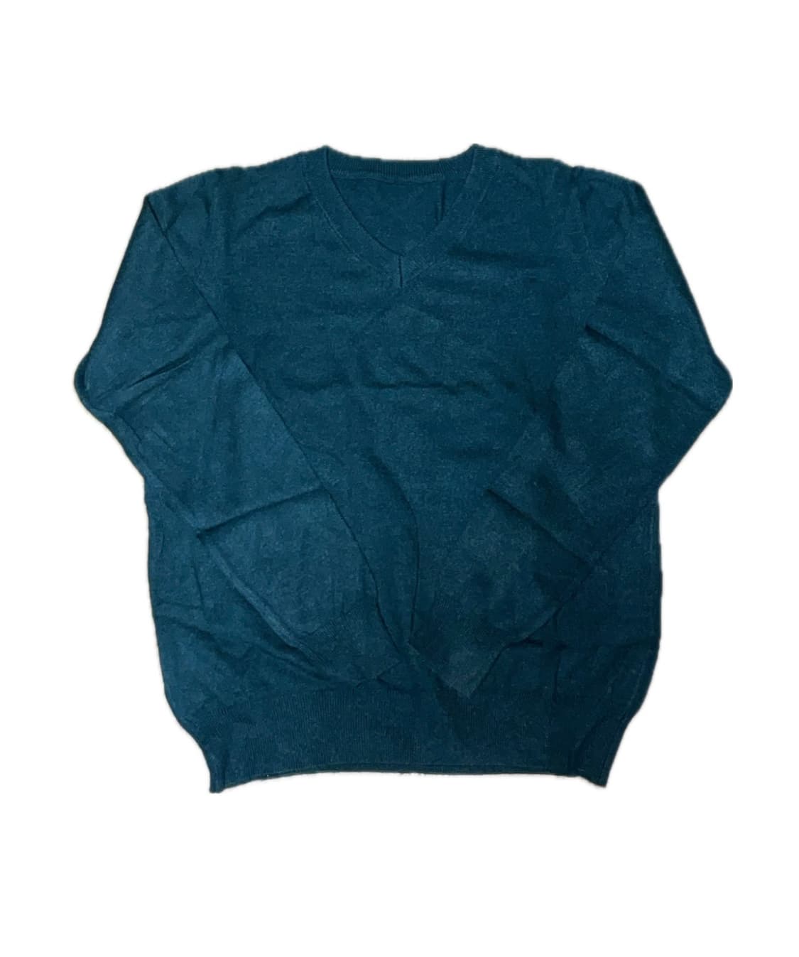 색감 예쁜 초록 브이넥 니트 🌲 상품이미지1