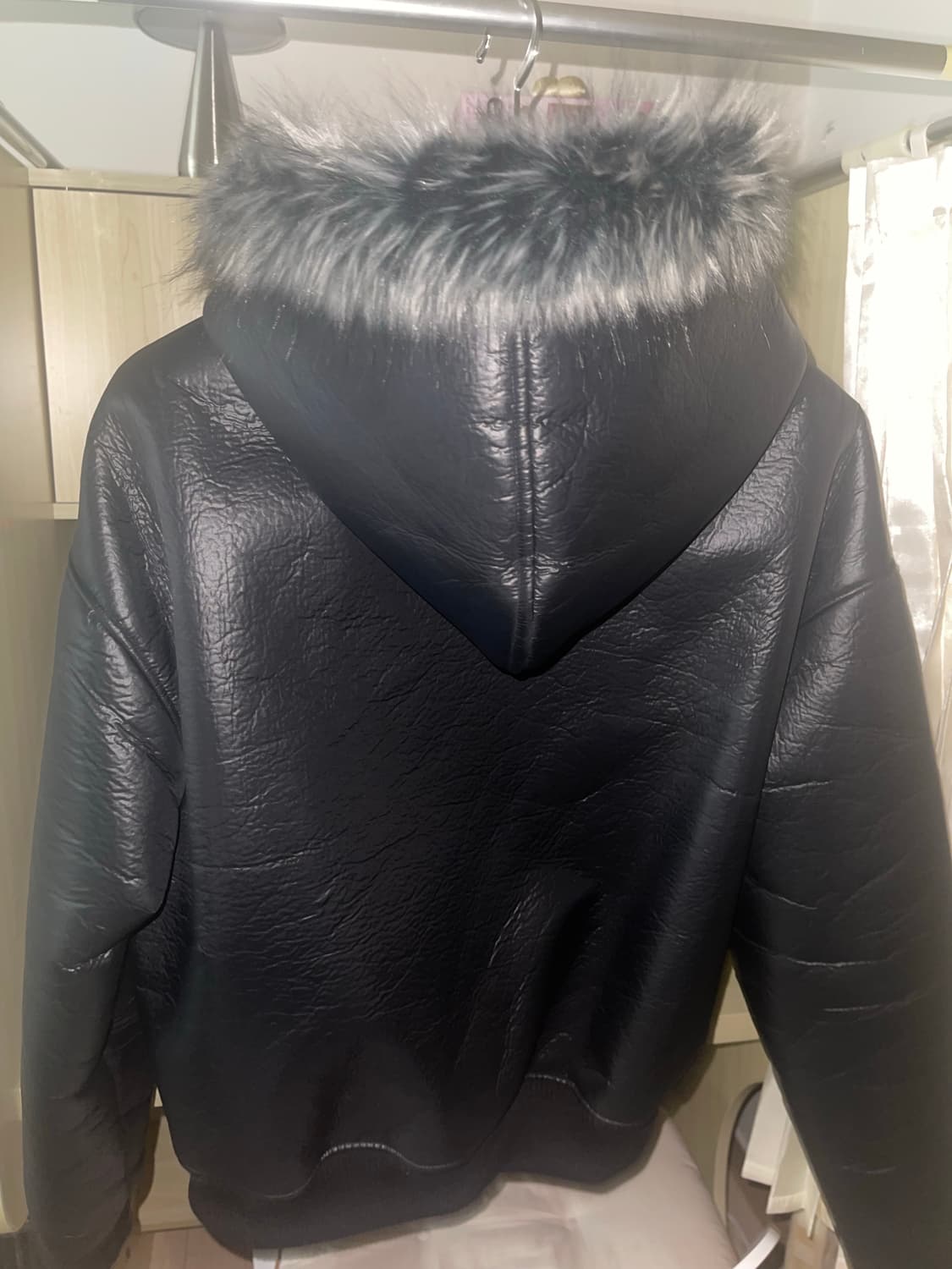 Lecyto 퍼 후드 집업 상품이미지2