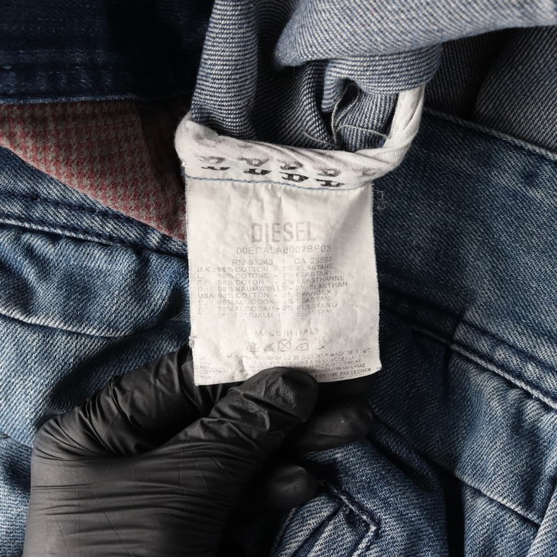디젤 데님 바이커 자켓 XL 상품이미지6
