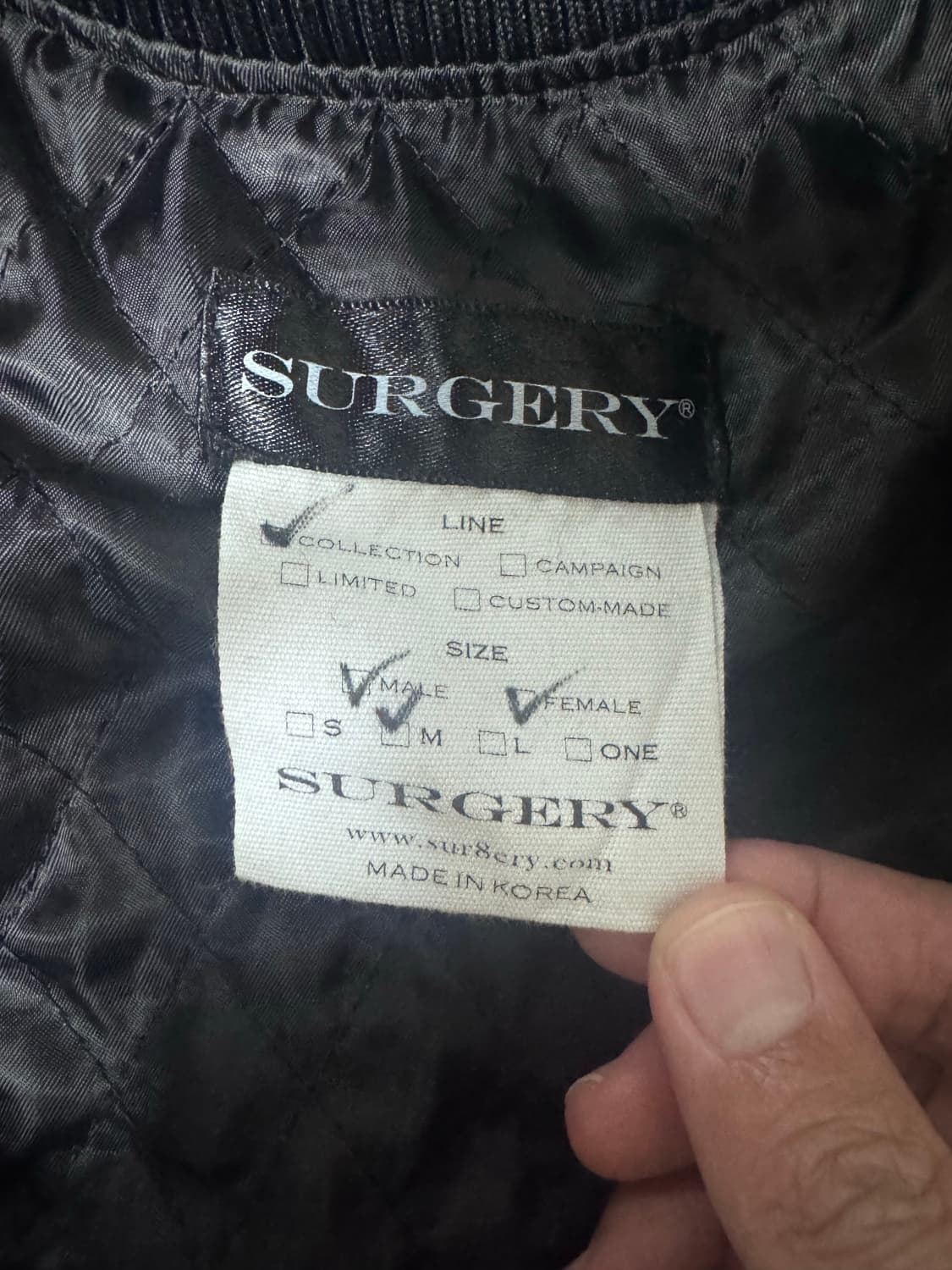 SURGERY 뼈 바시티 자켓 M 상품이미지7