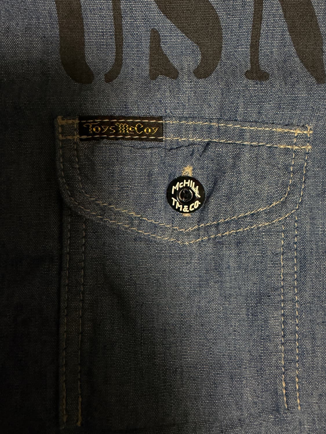 토이즈 맥코이 마릴린 먼로 샴브레이 셔츠 상품이미지4