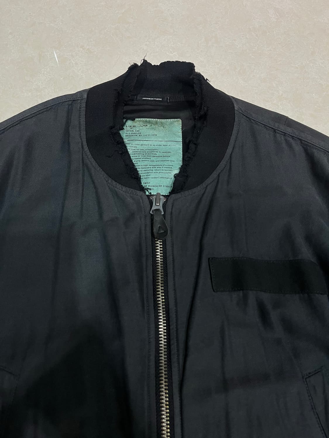 R13 17ss 플라이트 자켓 상품이미지2