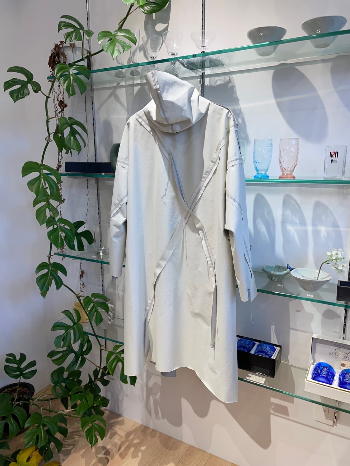 설밤 cutting hooded coat 상품이미지7