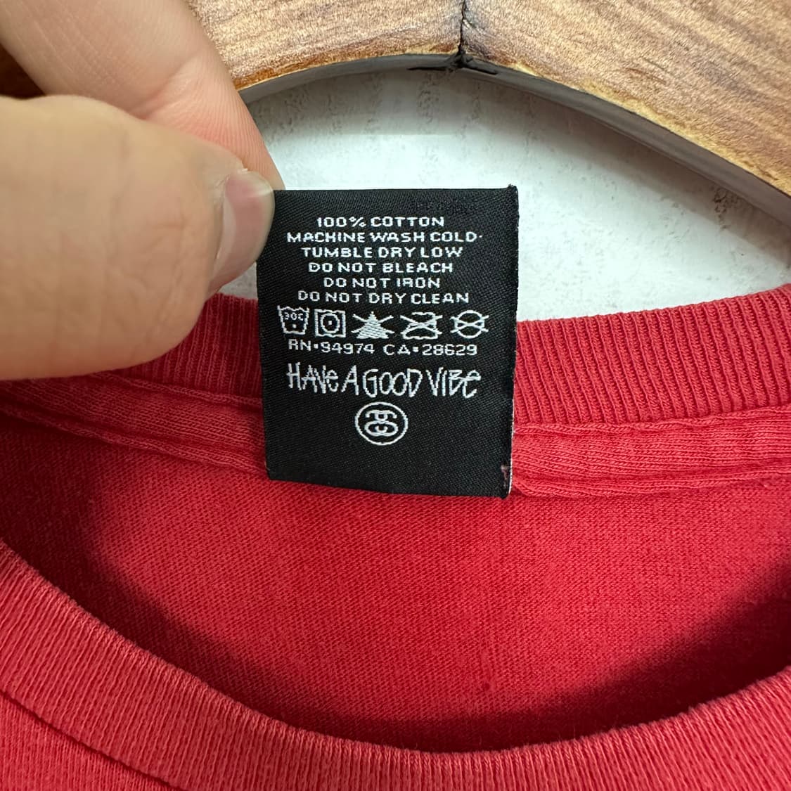 스투시 라스타&레게 닷 티셔츠 상품이미지4