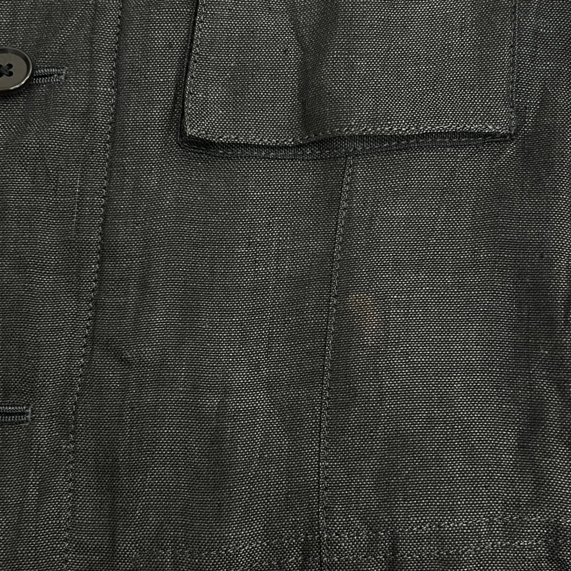 MITSUMINE 미츠미네 블랙 린넨 퍼티그 자켓 M 상품이미지10