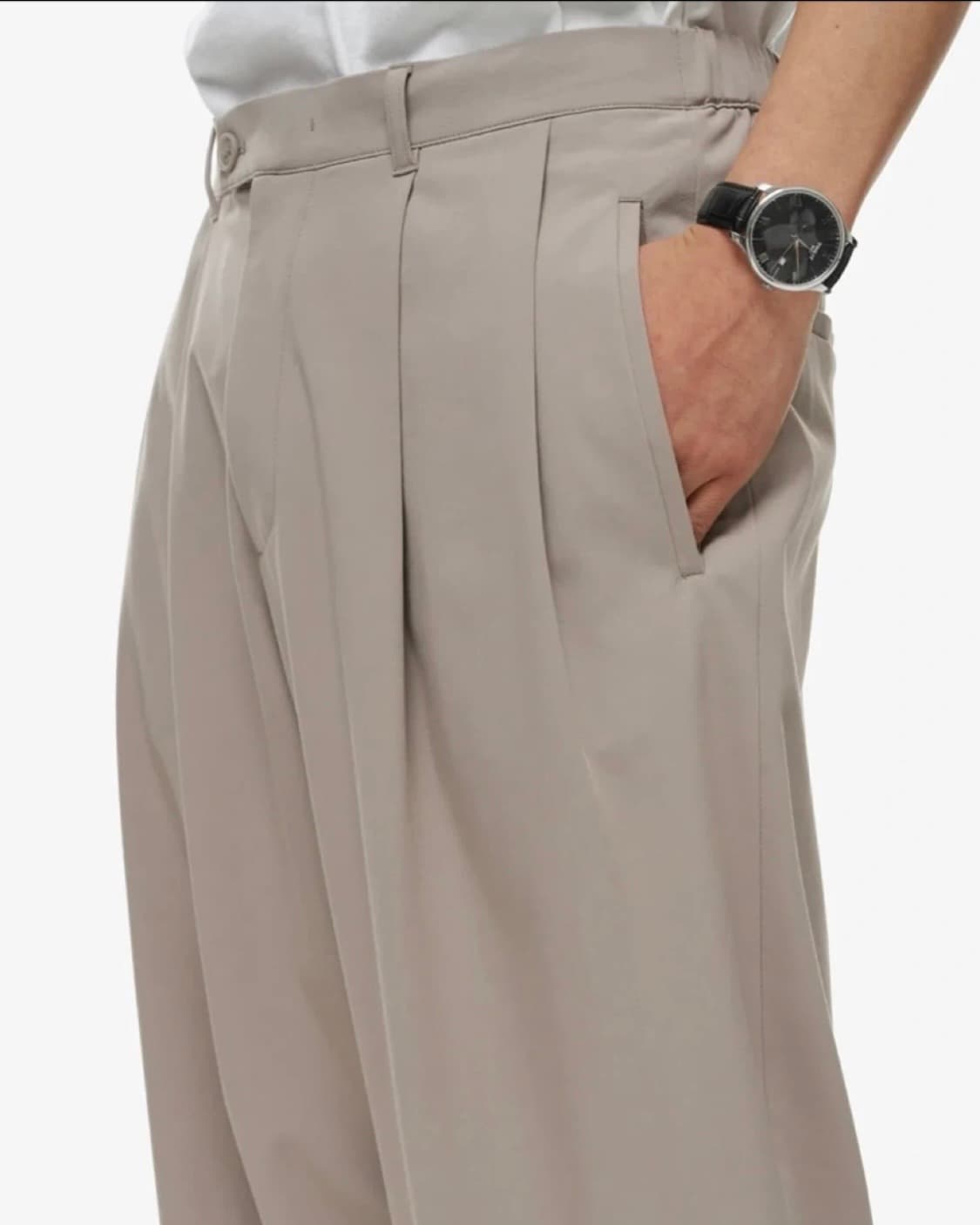 비얼디드키드(BEARDED KID) 밴딩 실루엣 팬츠 상품이미지6