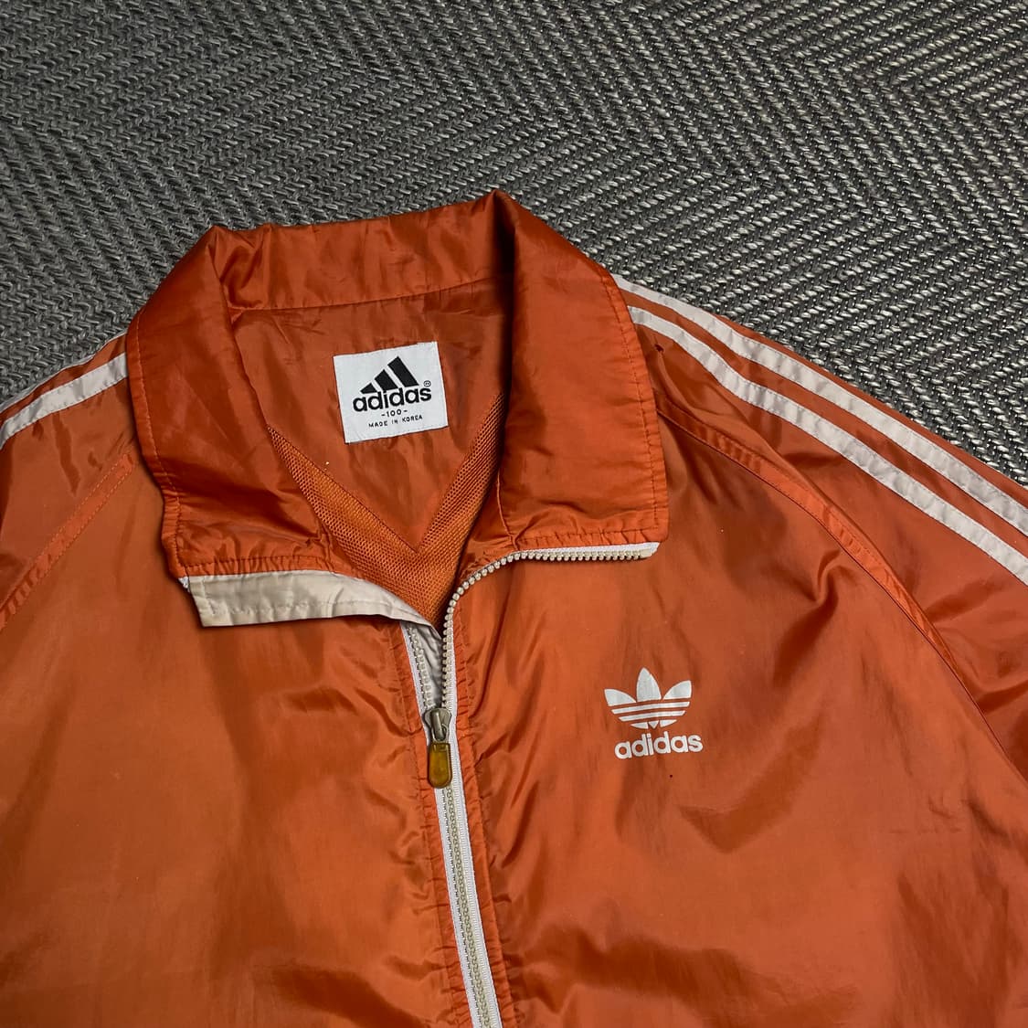 90s 아디다스 올드스쿨 빅로고 박시핏 바람막이 자켓y 5238 상품이미지6