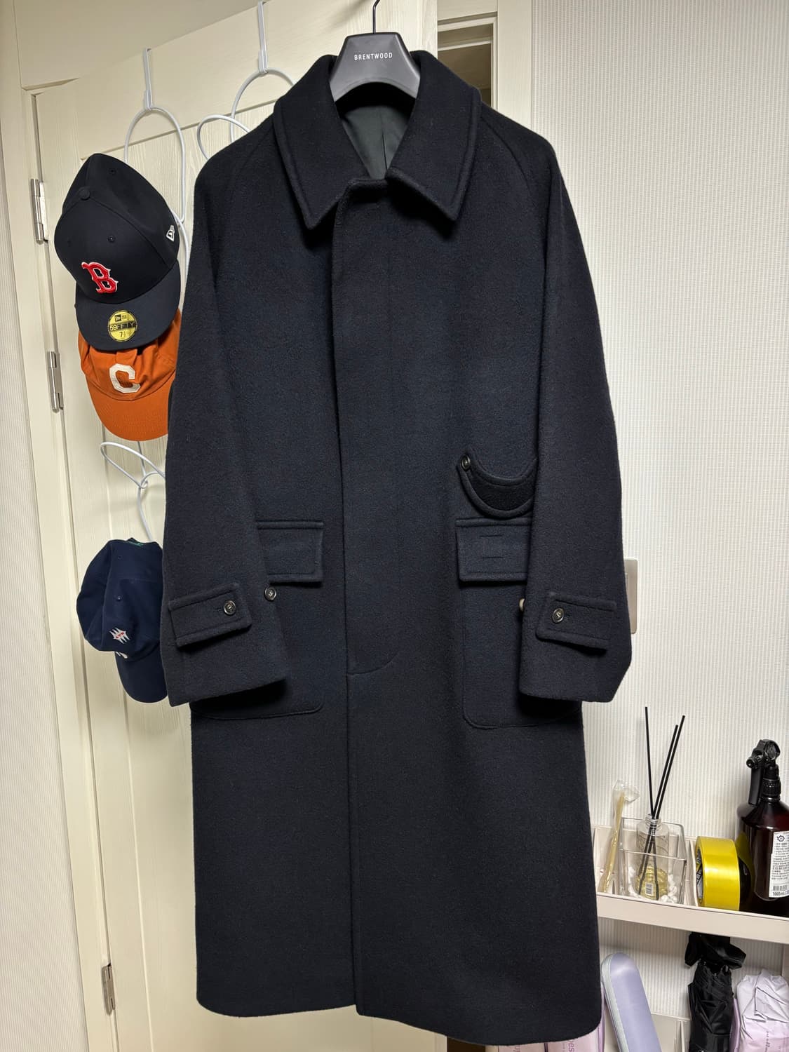 홀리선 Winterport Wool Coat dark navy 상품이미지1