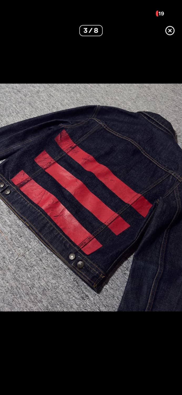 Helmut lang Re-Edition Red striped Denim 상품이미지3