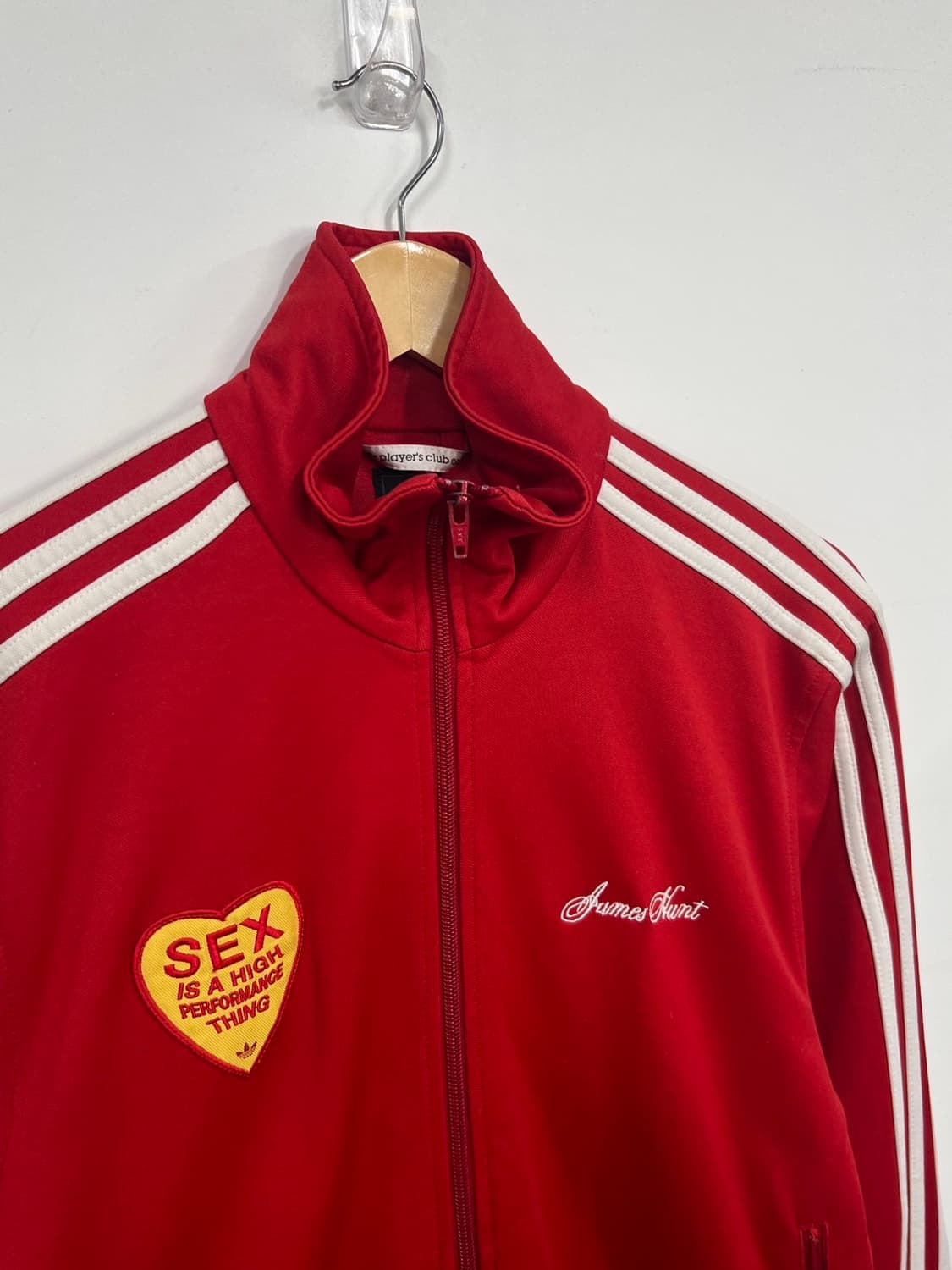 아디다스 제임스 헌트 하트 로고 희귀 레드 져지 상품이미지2