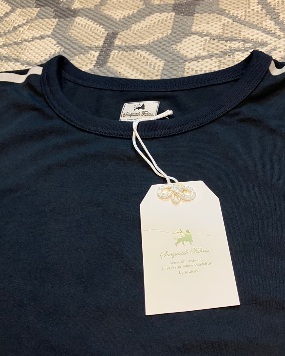 (M) 사스콰치패브릭스 19AW 심 테이프 롱슬리브 블랙 상품이미지2