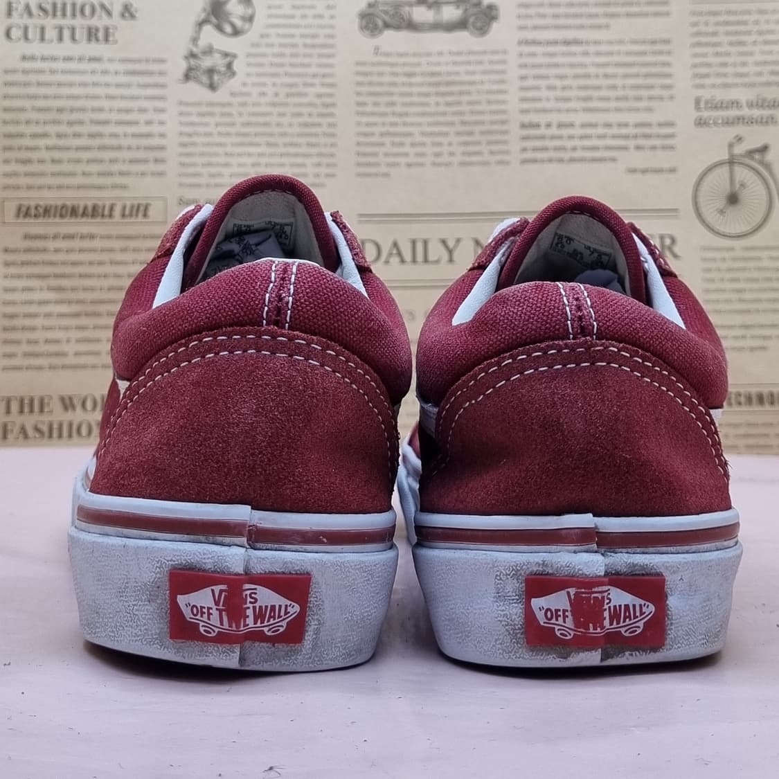 반스 올드스쿨 레드 스니커즈 240 상품이미지4