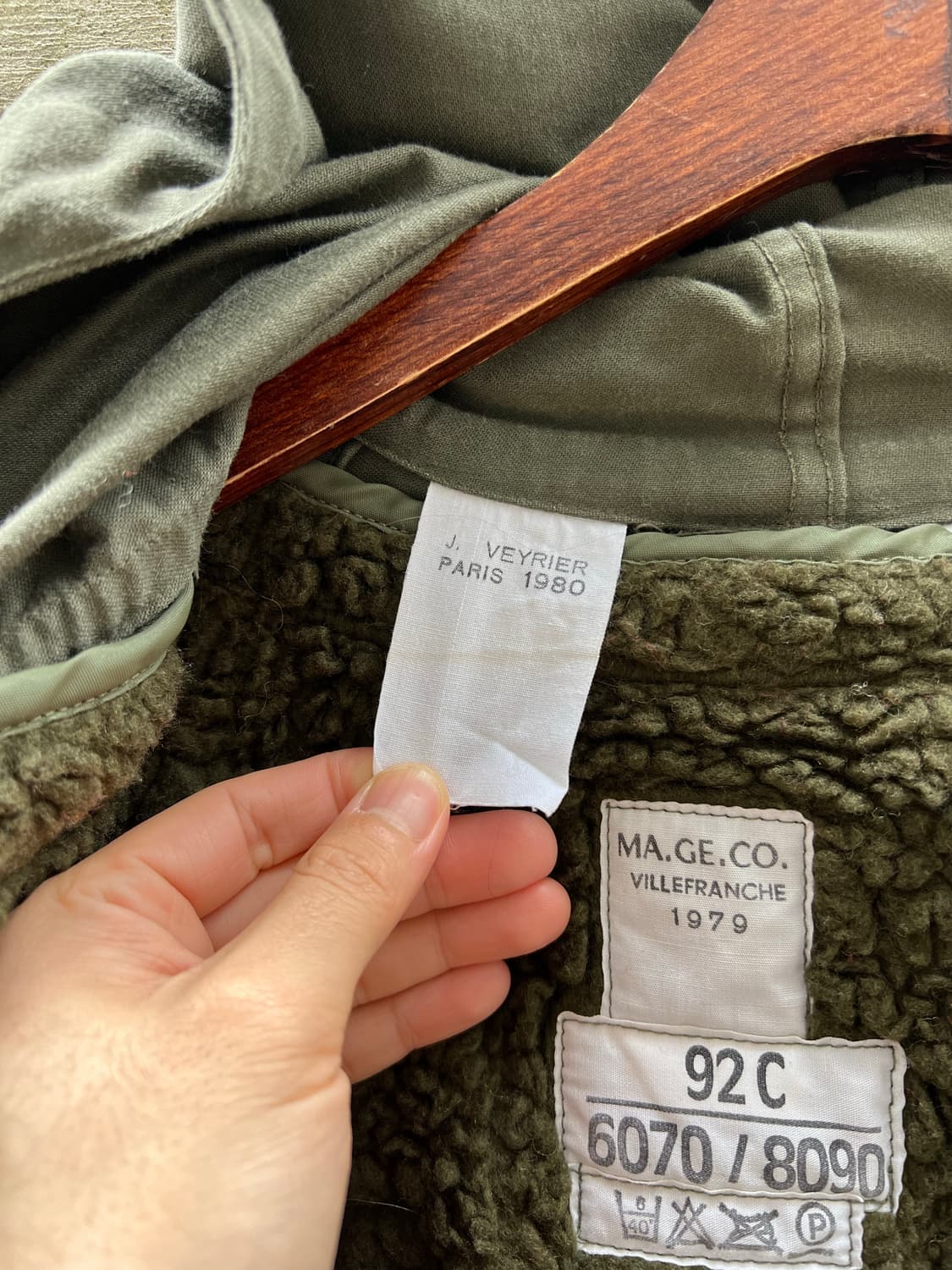 1980s FRENCH ARMY M-64 PARKA 프랑스군 개파카 상품이미지9