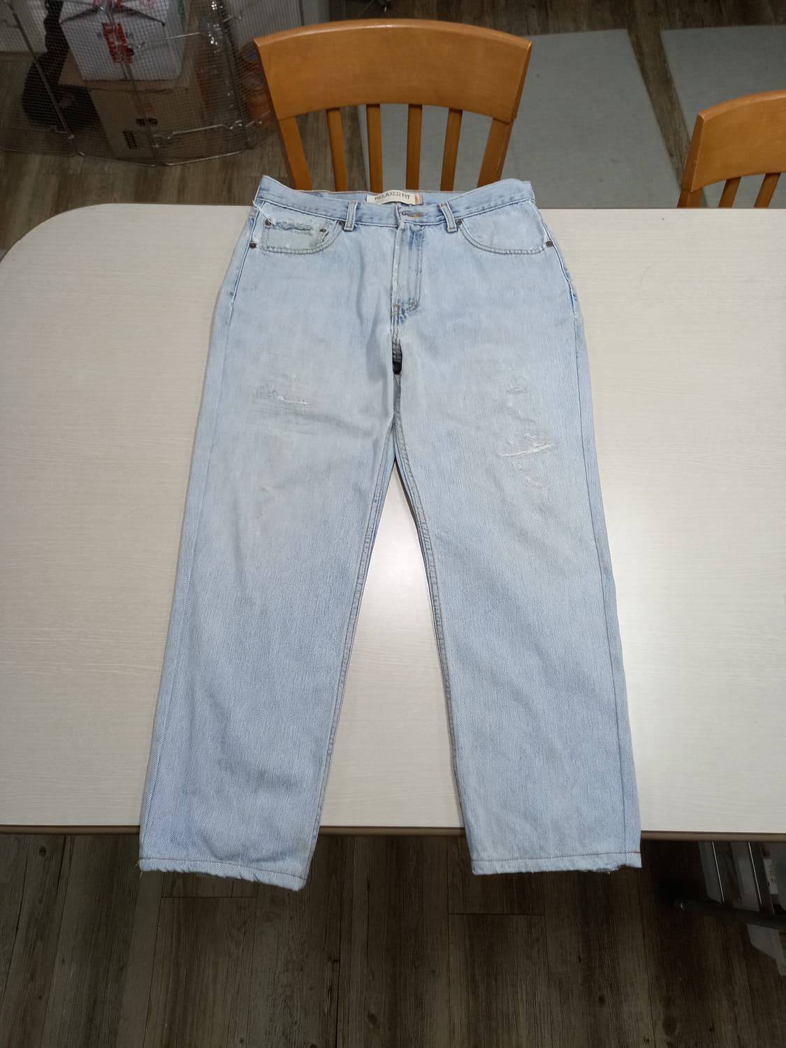 34 07's 리바이스550 Mexico 리페어진 연청 34-551 상품이미지1