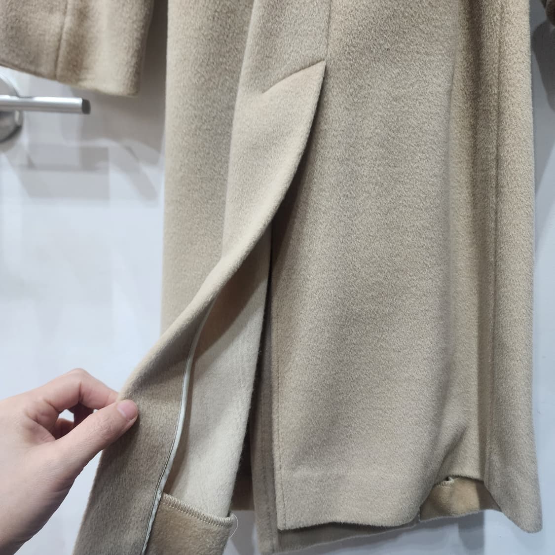 막스 앤 코 캐시미어 버진울 코트 베이지38 상품이미지6