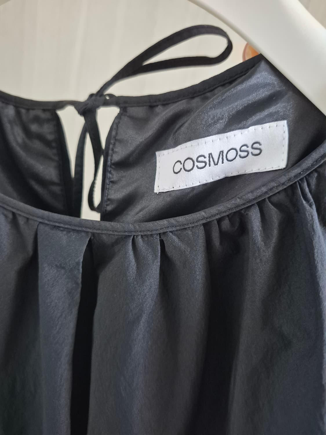COSMOSS VOLUME MINI DRESS BLACK 상품이미지6