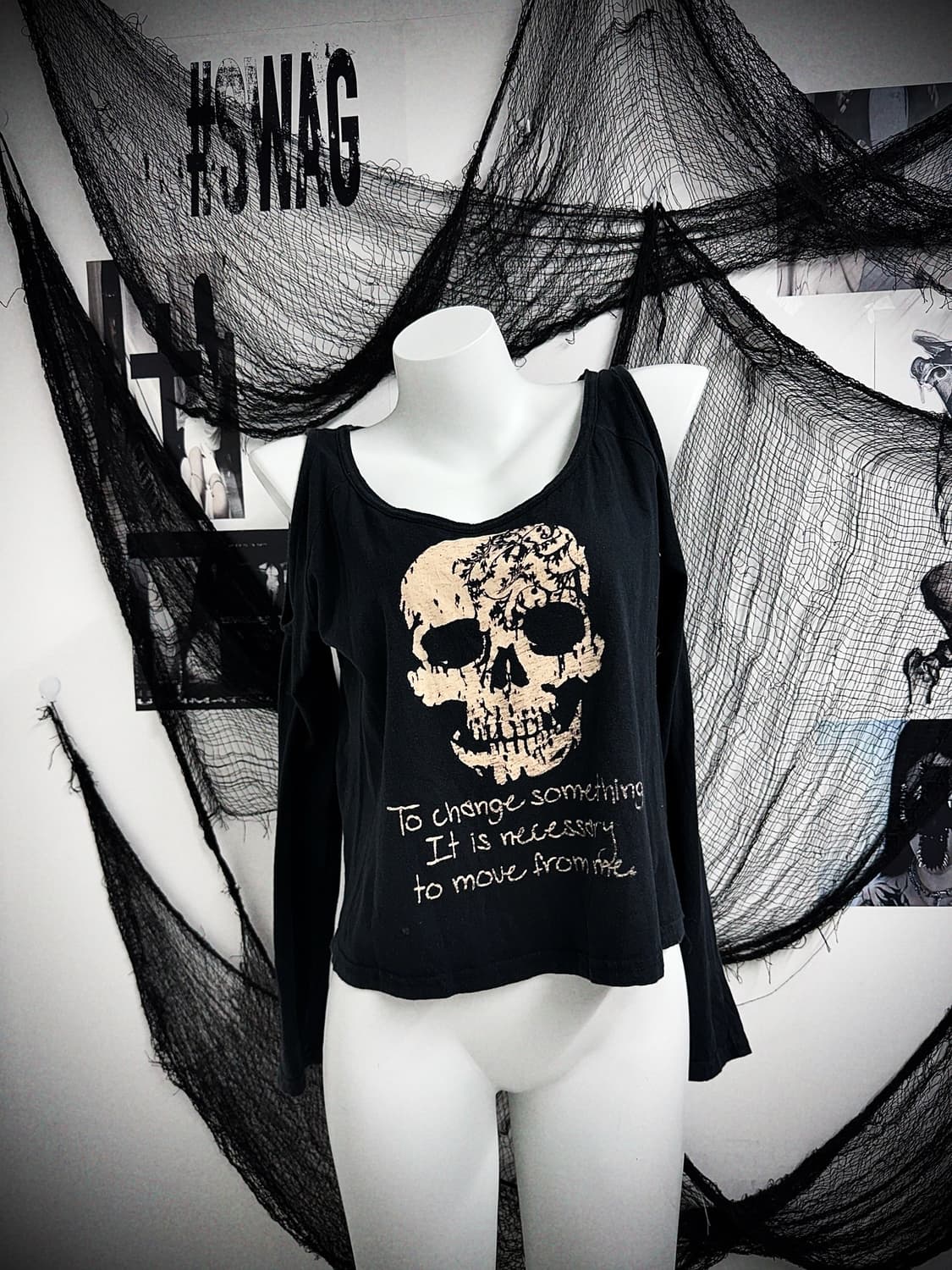 00s punk shoulder detail longsleeve 상품이미지1