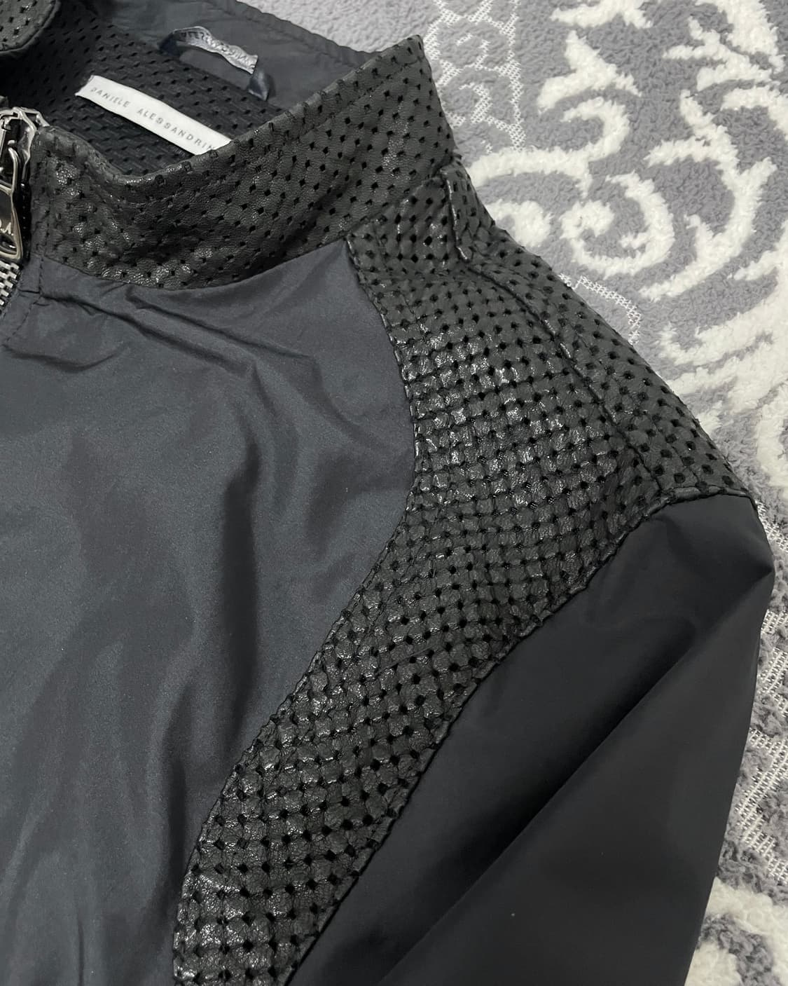 Daniele Alessandrini Nylon/Leather Jk 상품이미지5