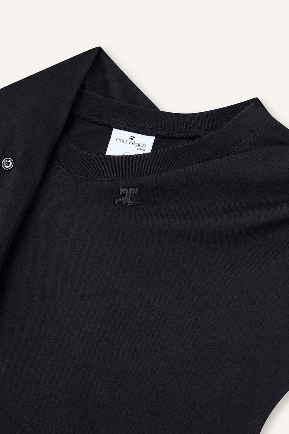 [XS,S]꾸레쥬 오프숄더 티셔츠 상품이미지5