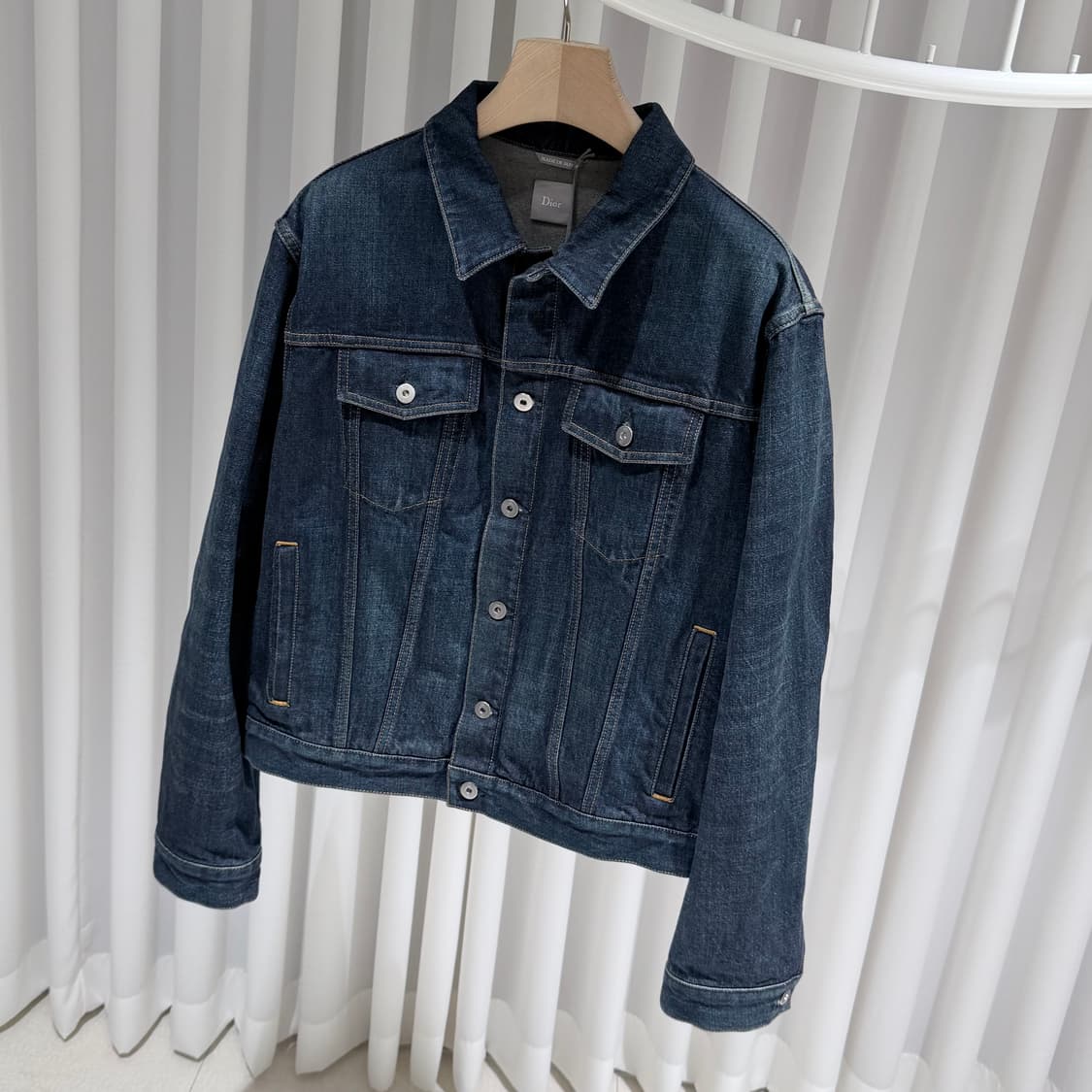 (S+/54) / 26년 신상 디올 딥블루 코튼 MKII 봄버자켓 미사용 상품이미지2