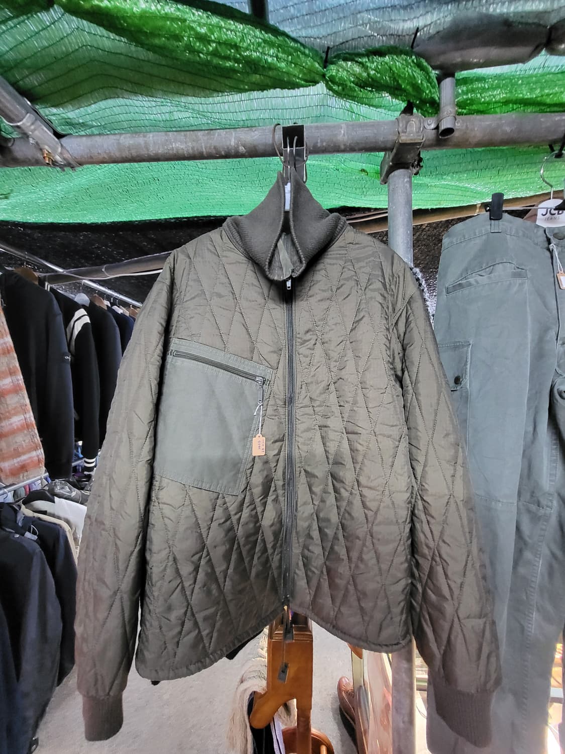 91 년 밀리터리 독일 퀼팅 자켓 h winnen gmbh & co kg 상품이미지1