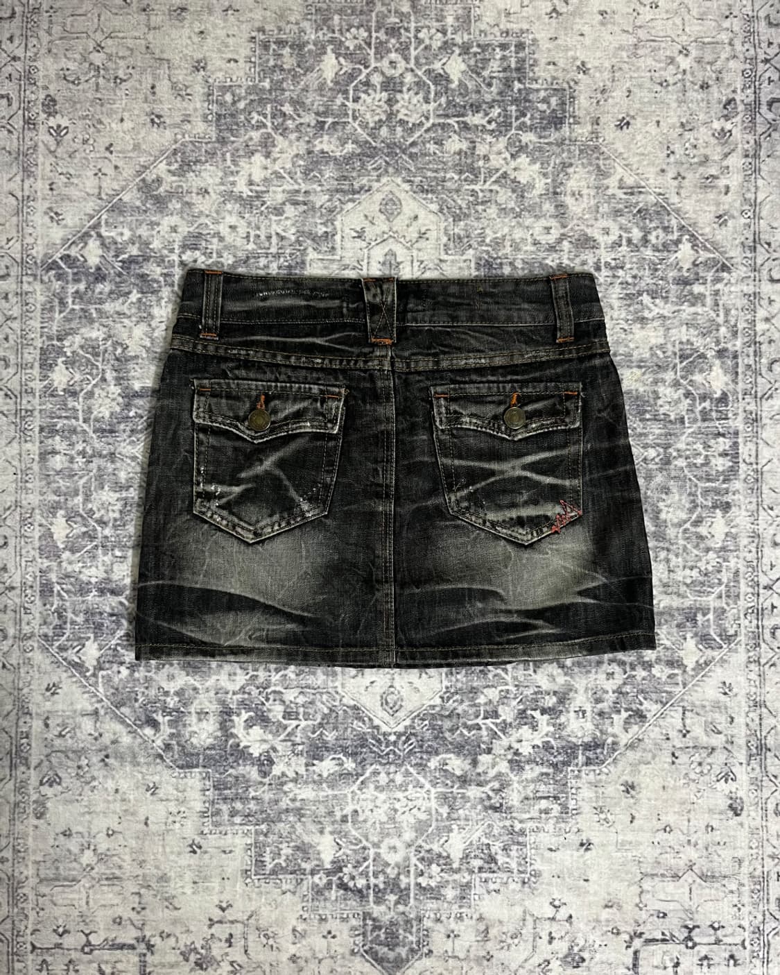 00's washed denim skirt 상품이미지4