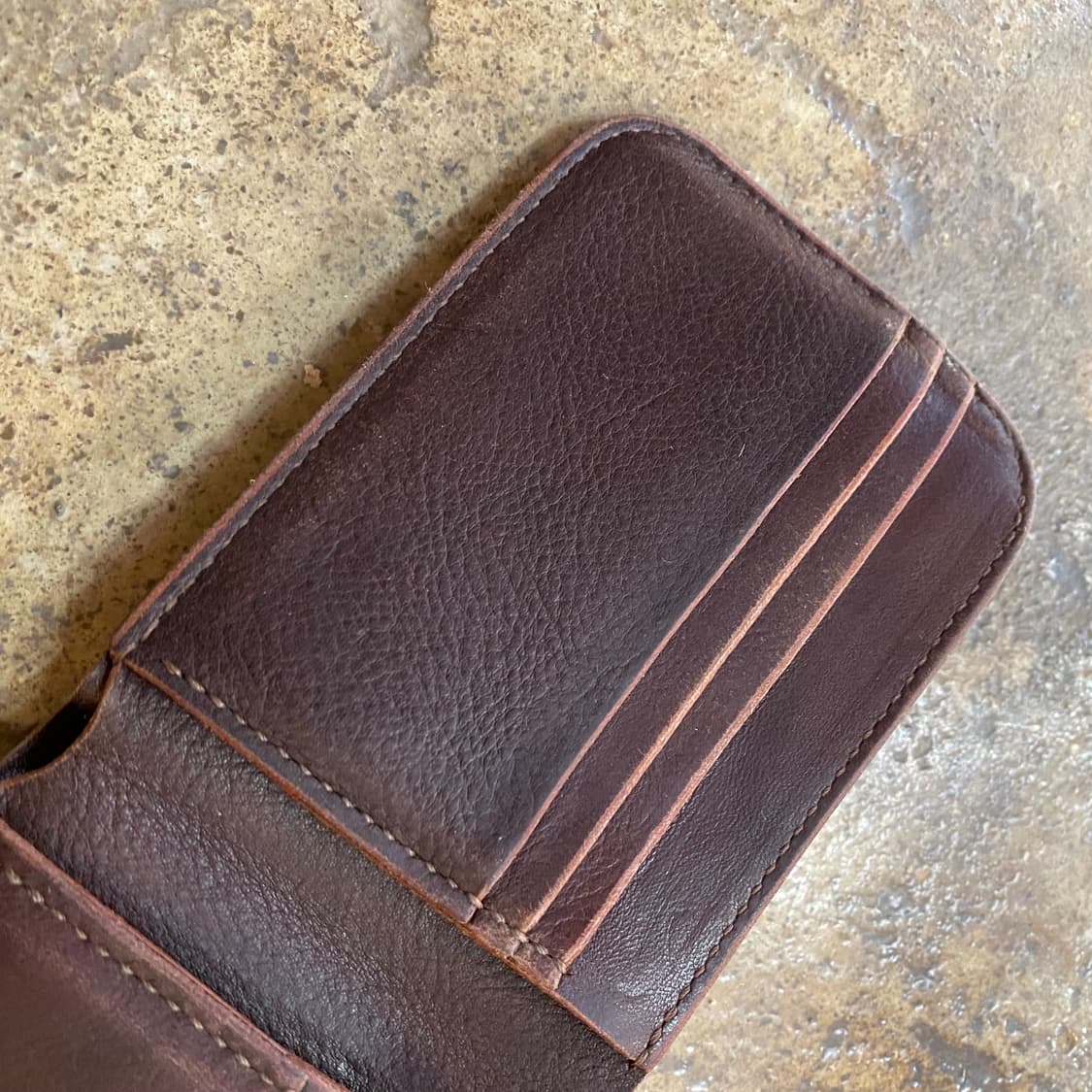 빈티지 브라운 반지갑 상품이미지5