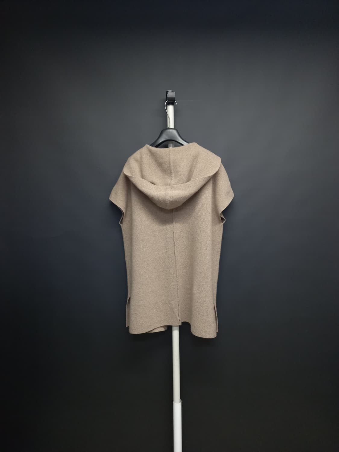 새 모티브 춘추동 캐시미어블랜 후드베스트 F 44-77 상품이미지2