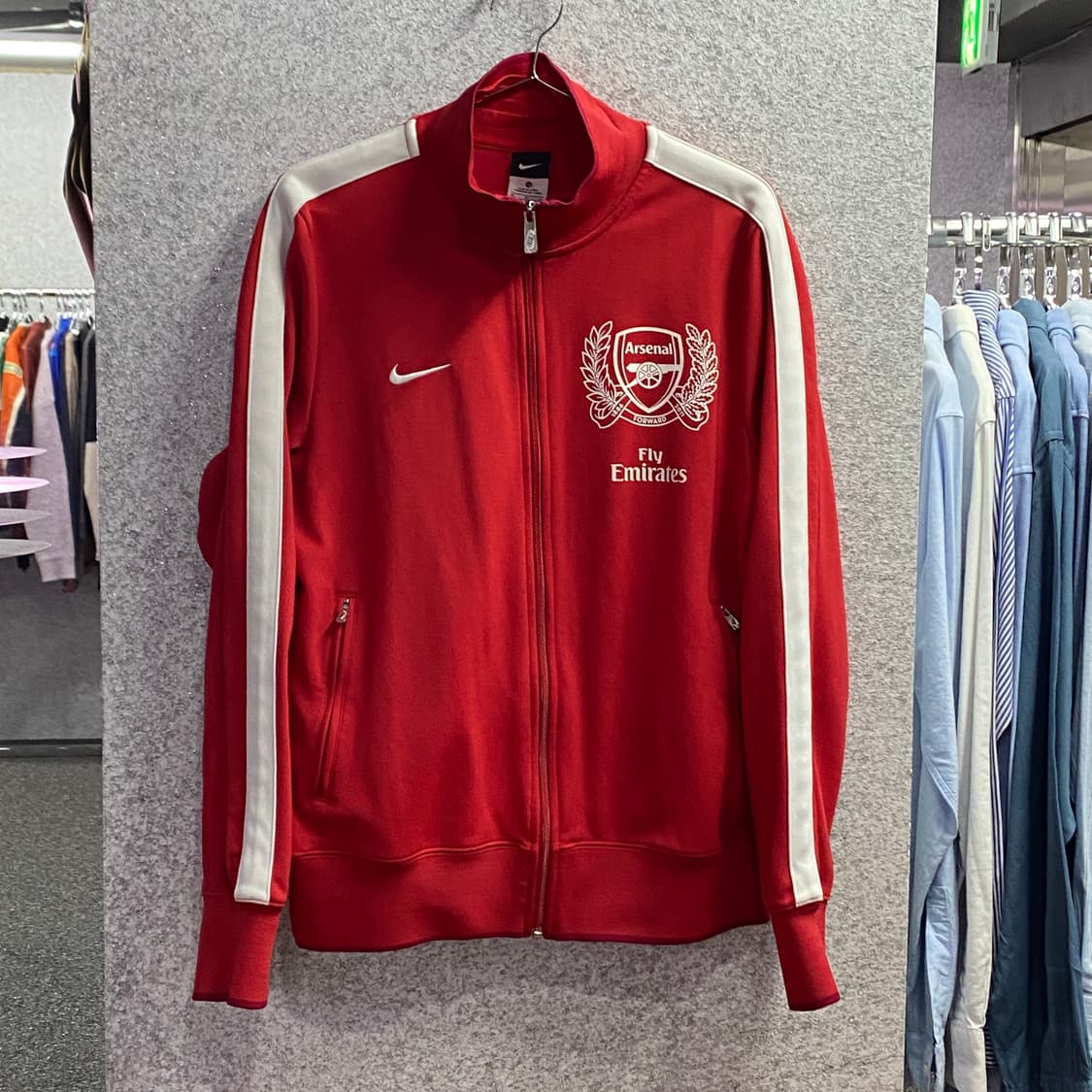 나이키 스우시 아스날 빅로고 레드 배색 트랙 탑 져지 B3109 상품이미지2