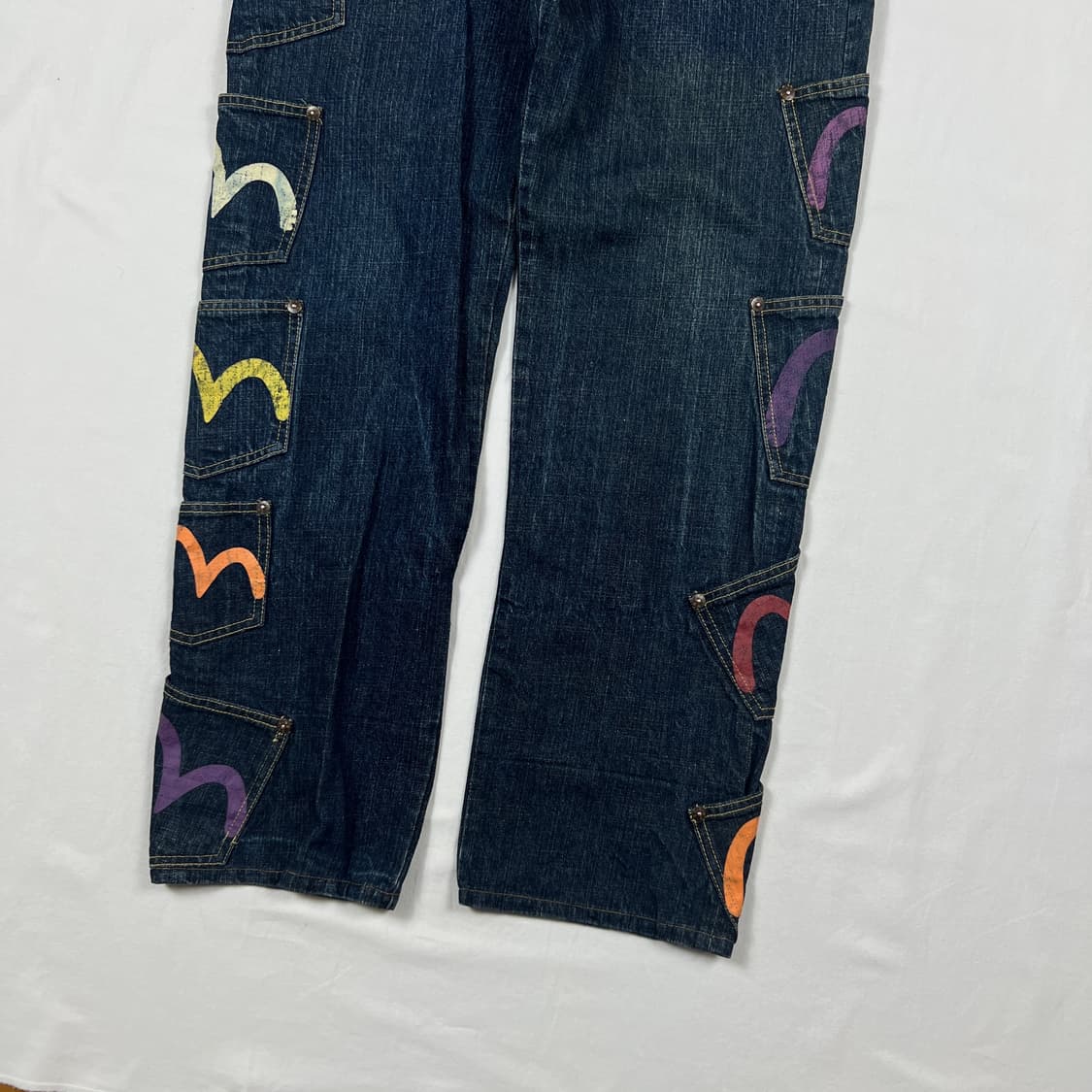 에비수 evisu 멀티컬러 포켓 데님팬츠 청바지 상품이미지5