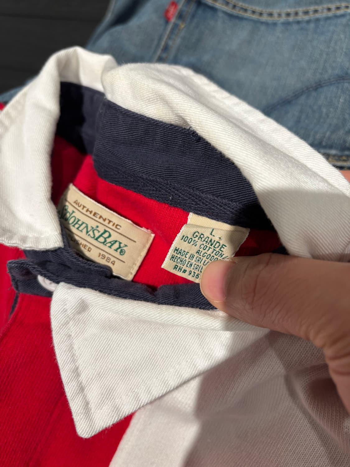 빈티지 럭비티셔츠   상품이미지9