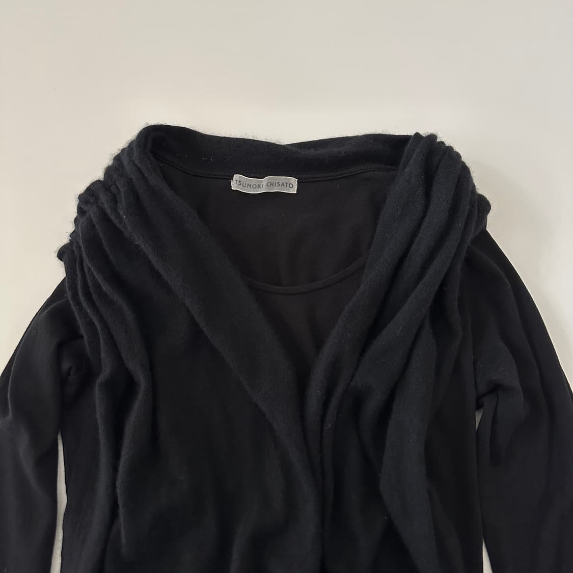 츠모리치사토 tsumori chisato 앙고라 혼방 디테일 롱슬리브 상품이미지3