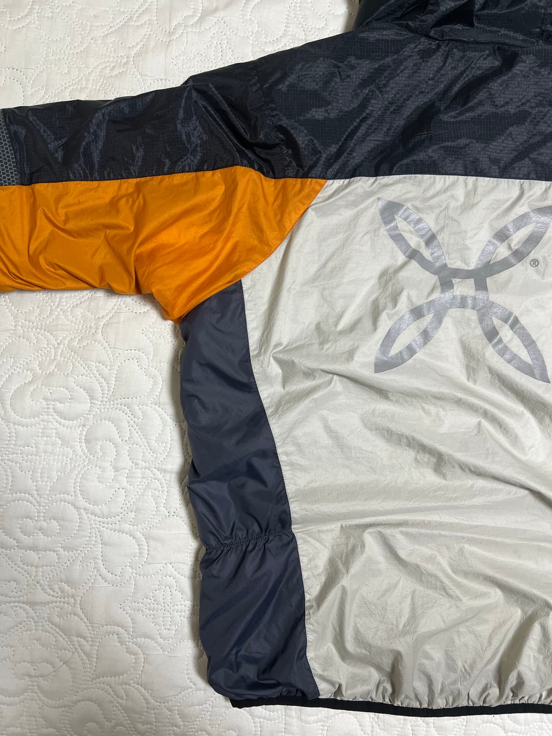 몬츄라 스카이 자켓 M 흰색주황 흰주 상품이미지6