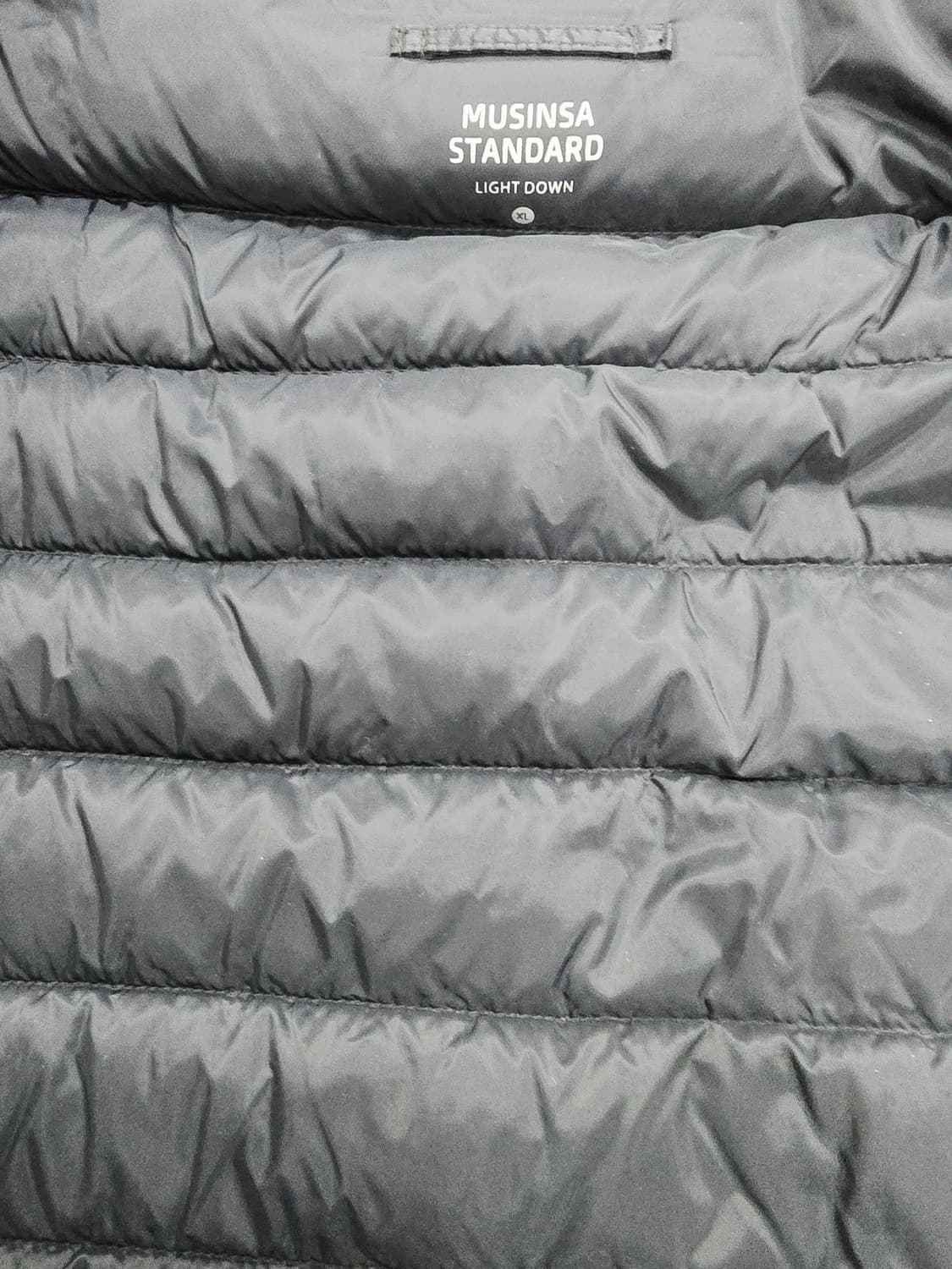 무신사 스탠다드 경량 다운패딩 조끼 블랙 상품이미지9