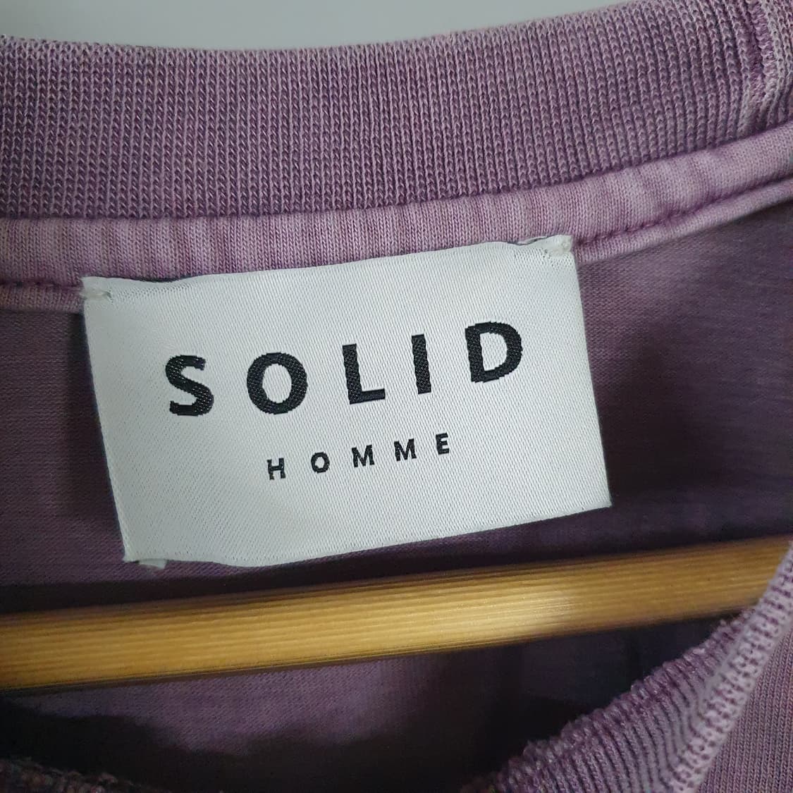 [B Grade] 솔리드옴므 25ss 바이올렛 빅오버 포켓 티셔츠 상품이미지2