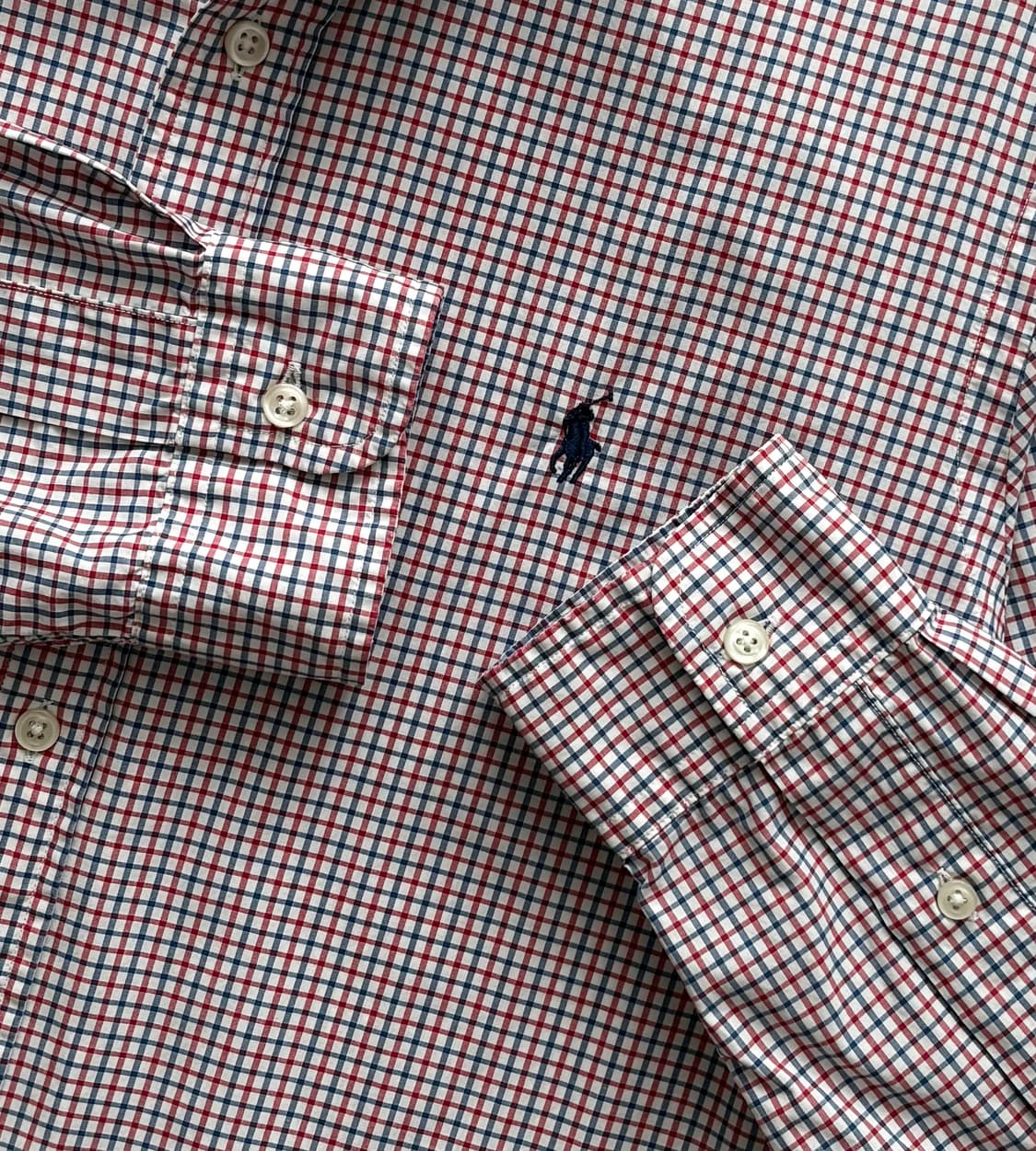 Polo 폴로랄프로렌 마이크로 체크 셔츠 상품이미지3