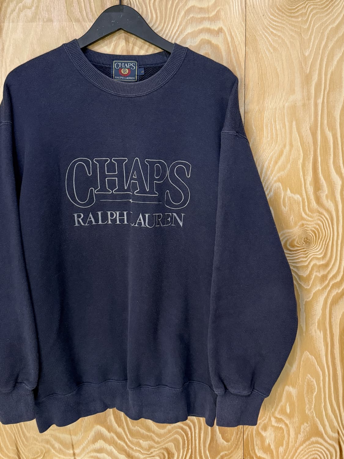 챕스 랄프 로렌 90's 스펠 로고 크루넥 상품이미지2
