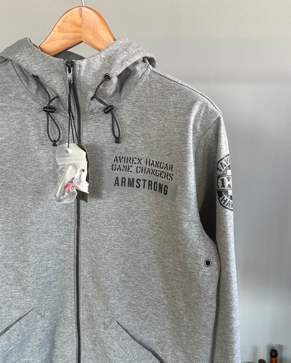 [M](새상품)아비렉스 AVIREX 암스트롱 후드집업 상품이미지4