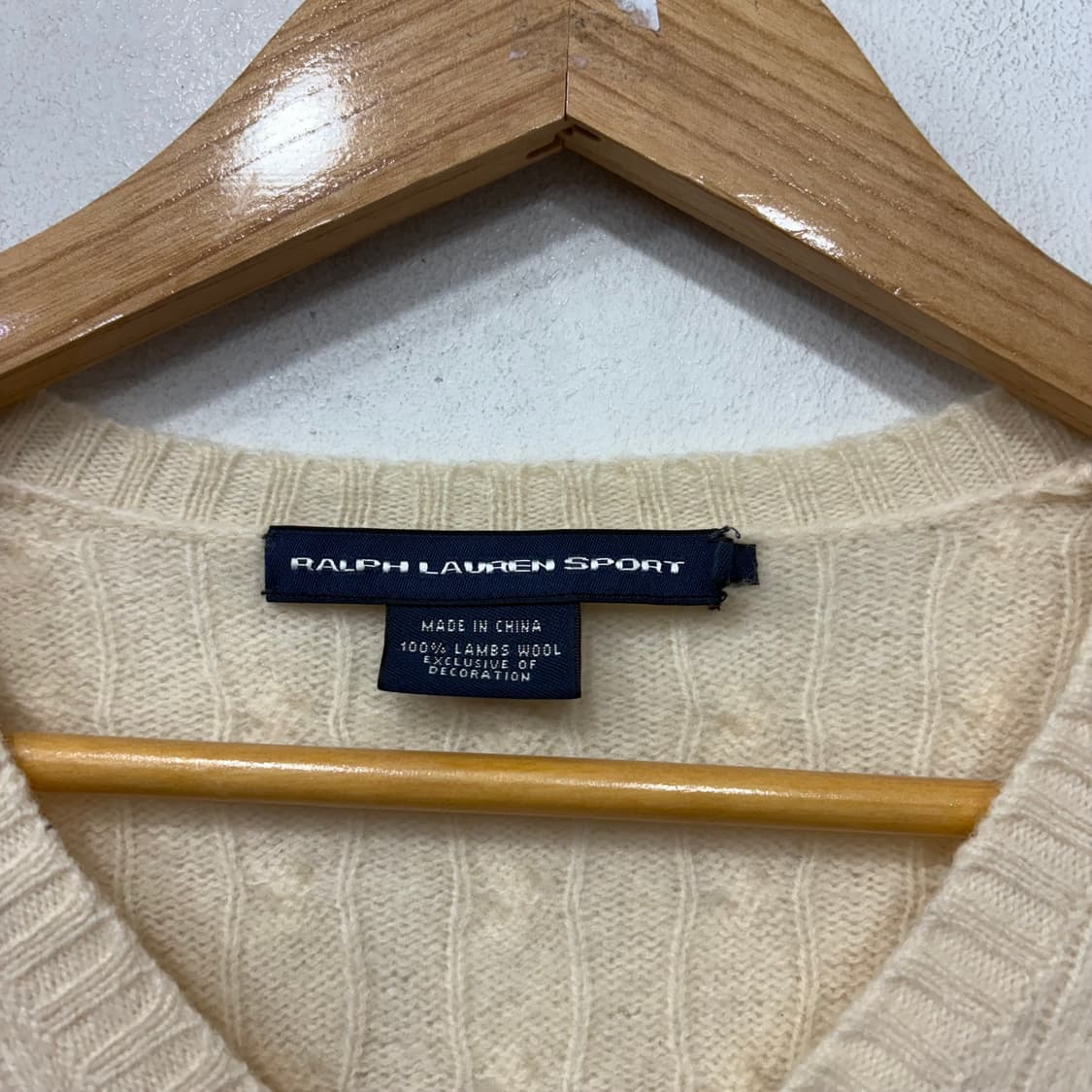 폴로 랄프로렌 꽈배기니트 상품이미지3